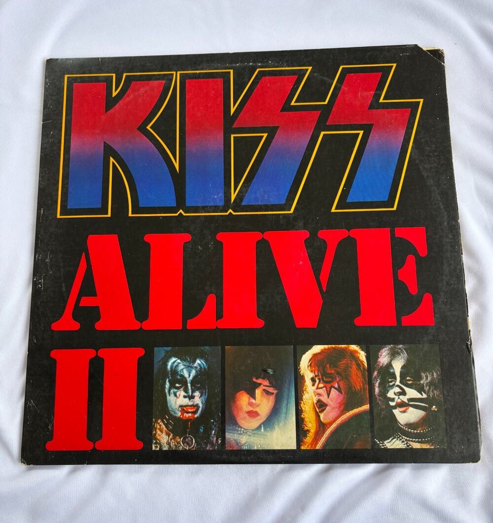 KISS Alive II 1st Press Vinyl Record Album STERLING 2xLP inner sleeves PRC